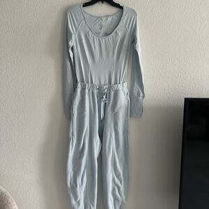 FP Movement by Free People Light Blue Jumpsuit